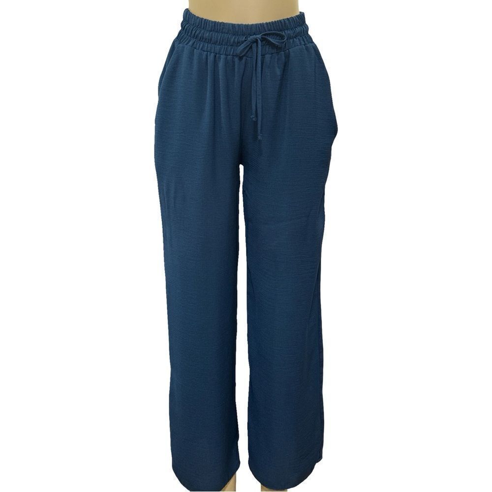 ASOS DESIGN DRAWSTRING WIDE LEG PANTS